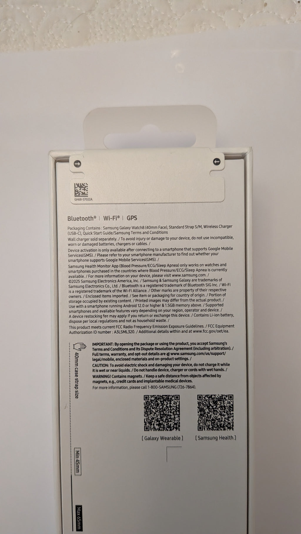 Samsung Galaxy watch 8 40 mm