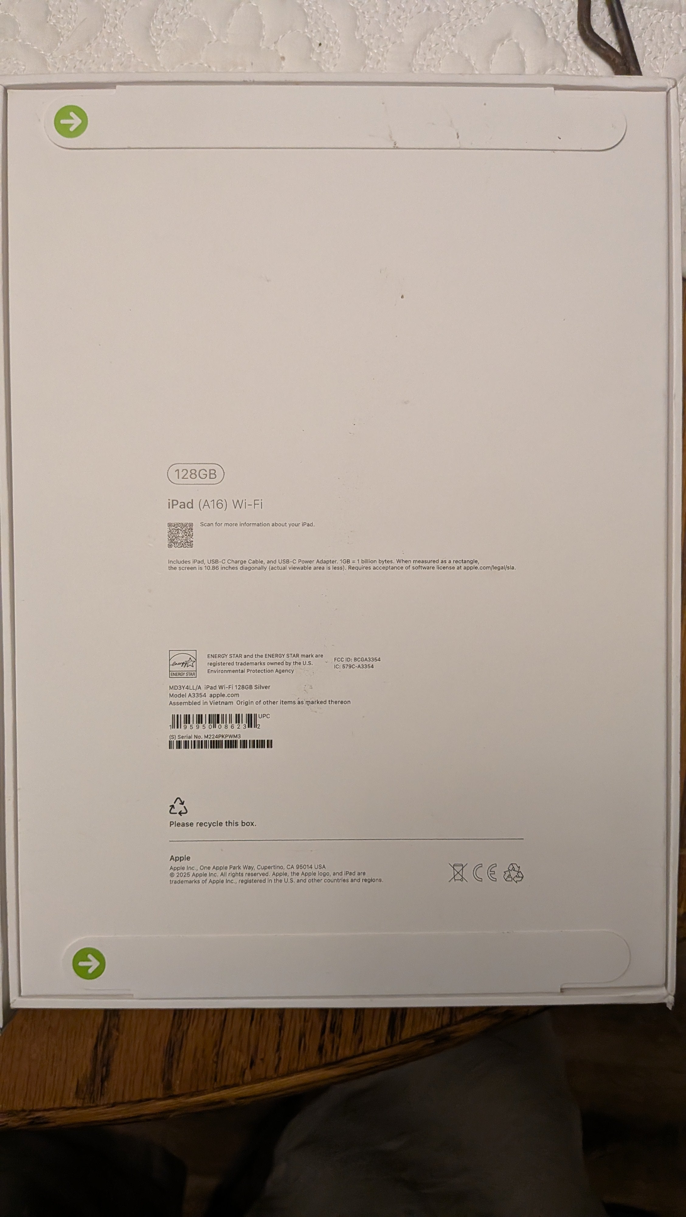 Apple ipad gen 11 A16 128GB